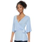 Maternity A:glow Wrap Nursing Top, Women's, Size: Xl-mat, Light Blue