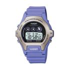 Casio Women's Illuminator Digital Chronograph Watch, Purple