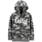 Boys 4-12 Oshkosh B'gosh&reg; Heritage Zip Hoodie, Size: 8, Gray Camo