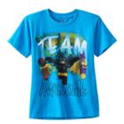 Boys 4-7 The Lego Batman Movie Batgirl & Robin Team Awesome Tee, Size: L(7), Turquoise/blue (turq/aqua)