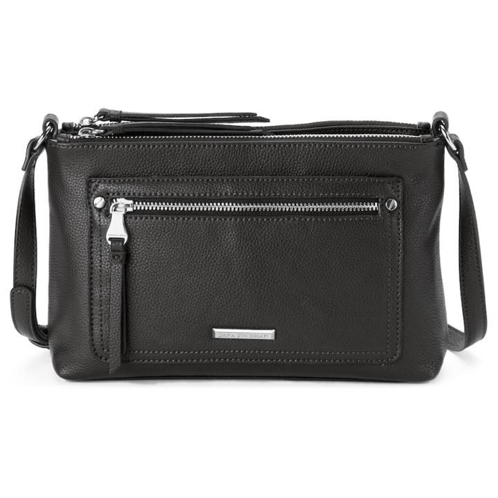 Dana Buchman Curlew Double Entry Crossbody Bag, Women's, Black