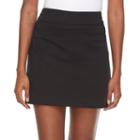 Petite Croft & Barrow&reg; Polished Twill Skort, Women's, Size: 4 Petite, Black
