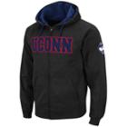 Men's Uconn Huskies Full-zip Fleece Hoodie, Size: Xl, Grey (charcoal)