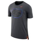 Men's Nike Florida Gators Dri-fit Mesh Back Travel Tee, Size: Xl, Grey (anthracite)