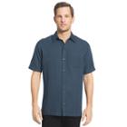 Men's Van Heusen Classic-fit Striped Dobby Button-down Shirt, Size: Xxl, Blue Other