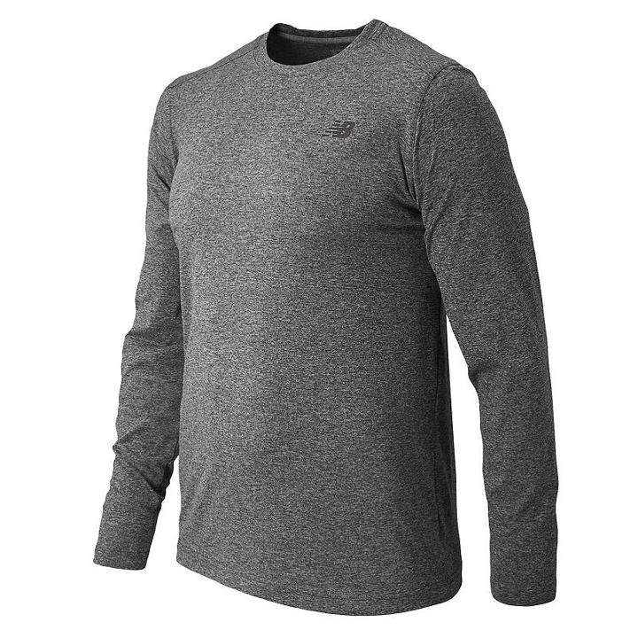 Boys 8-20 New Balance Long-sleeve Performance Tee, Men's, Size: Small, Dark Grey