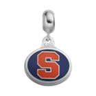 Fiora Sterling Silver Syracuse Orange Logo Charm, Women's, Multicolor