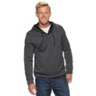 Men's Sonoma Goods For Life&trade; Supersoft Modern-fit Sweater Fleece Henley Hoodie, Size: Small, Dark Grey