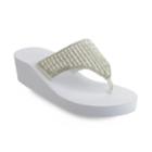 Olivia Miller Miramar Women's Wedge Sandals, Size: 9, White
