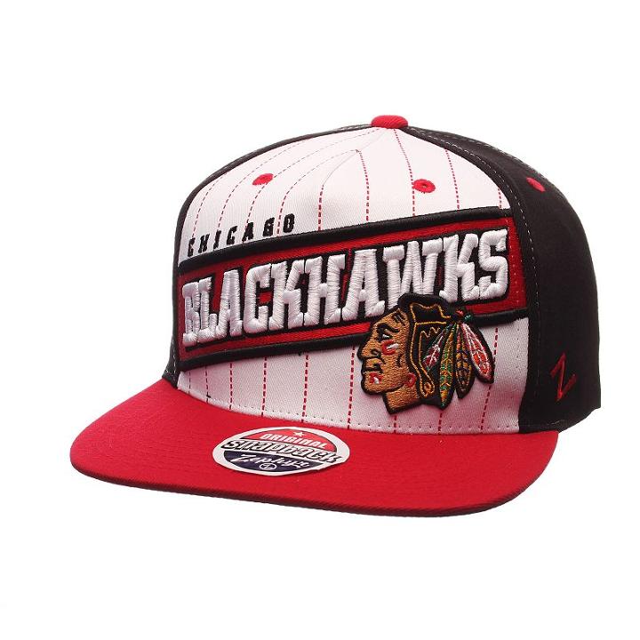 Adult Zephyr Chicago Blackhawks Recharge Snapback Cap, Multicolor