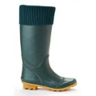 Henry Ferrera Kc Women's Water-resistant Cuff Rain Boots, Size: 8, Green
