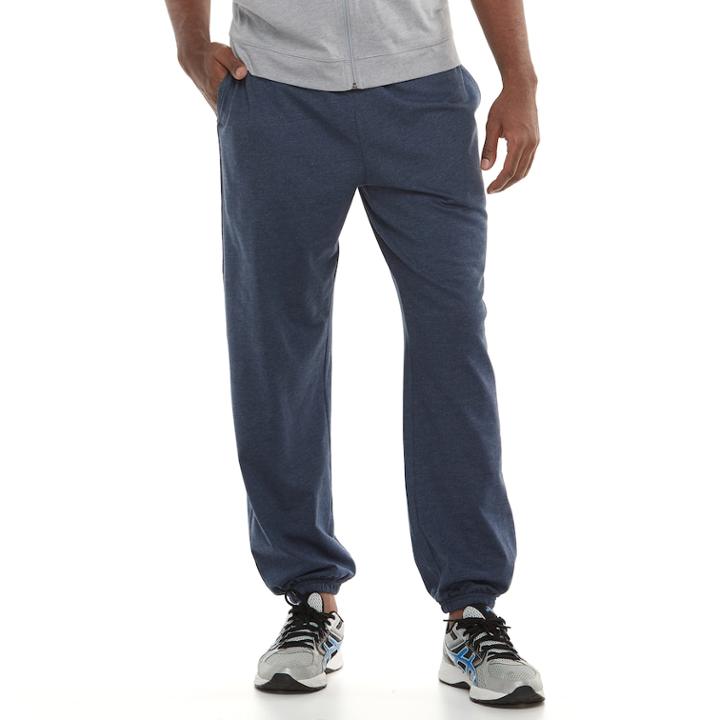 Men's Tek Gear&reg; Basic Pants, Size: Xxl, Blue (navy)