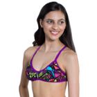 Women's Dolfin Bellas Print Bikini Top, Size: Large, Calypso