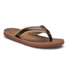 Men's United Supply Co. Two-tone Flip-flops, Size: Large, Brown