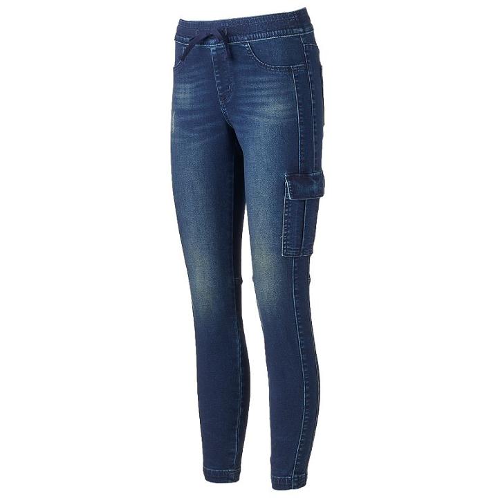 Women's Sonoma Goods For Life™ Pull-on Skinny Jeans, Size: 14, Blue (navy)