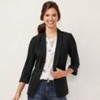 Women's Lc Lauren Conrad Shawl Collar Blazer, Size: Small, Black