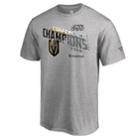 Men's Vegas Golden Knights 2018 Conference Champions Chip Pass Tee, Size: Xxl, Med Grey