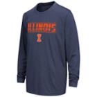 Boys 8-20 Illinois Fighting Illini Drone Tee, Size: S(8/10), Dark Blue