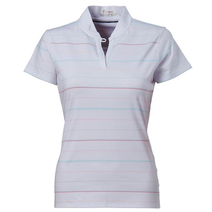 Women's Nancy Lopez Imagine Golf Polo, Size: Medium, White