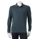 Big & Tall Croft & Barrow&reg; Classic-fit Easy-care Interlock Polo, Men's, Size: L Tall, Blue