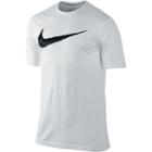 Men's Nike Swoosh Logo Tee, Size: Xxl, White