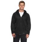 Men's Tek Gear&reg; Performance Fleece Full-zip Hoodie, Size: Small, Black