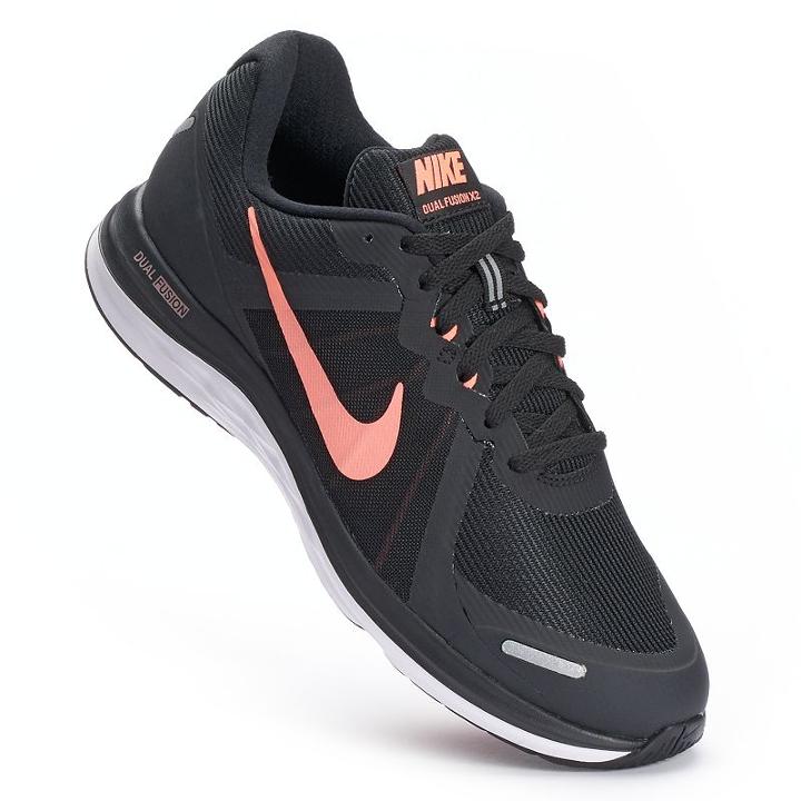 Nike Dual Fusion X 2 Women's Running Shoes, Size: 9.5, Grey Other