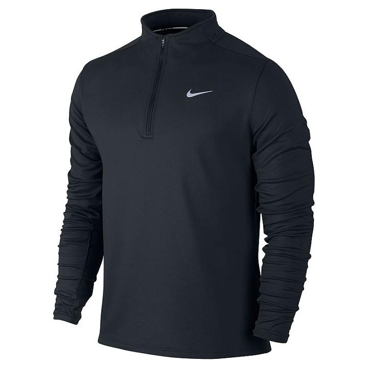 Men's Nike Dri-fit Quarter-zip Top, Size: Xxl, Grey (charcoal)