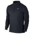 Men's Nike Dri-fit Quarter-zip Top, Size: Xxl, Grey (charcoal)