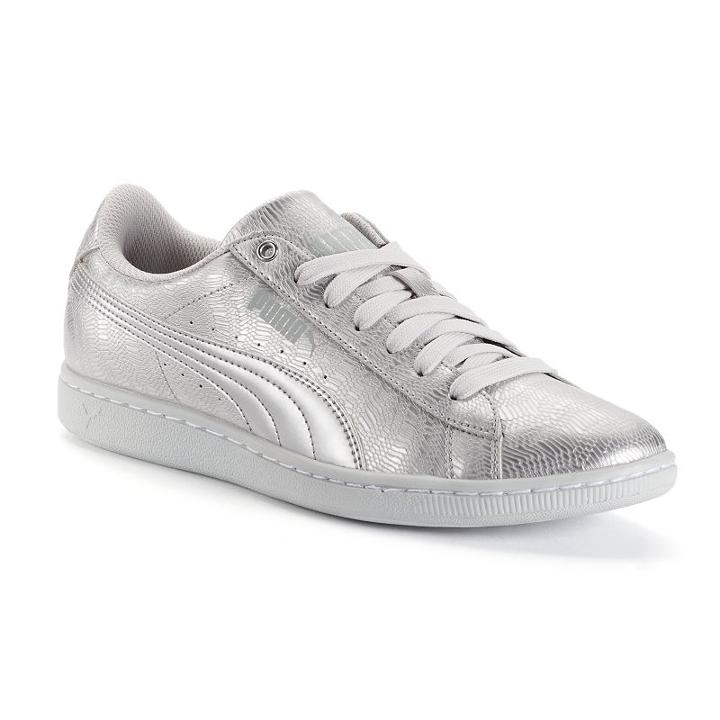 Puma Vikky Women's Metallic Shoes, Size: 8, Grey Other