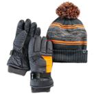 Boys 4-18 Zeroxposur Kenny Beanie & Gloves Set, Size: S-m, Med Grey