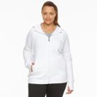 Plus Size Tek Gear&reg; Fleece Hoodie, Women's, Size: 1xl, White