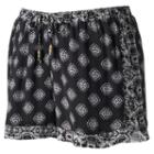 Juniors' Pink Republic Mix-print Shortie Shorts, Girl's, Size: Xl, Black