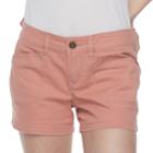 Juniors' Unionbay Delaney Stretch Twill Midi Shorts, Teens, Size: 3, Light Pink