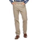 Men's Apt. 9&reg; Premier Flex Straight-fit 5-pocket Pants, Size: 34x32, Med Beige