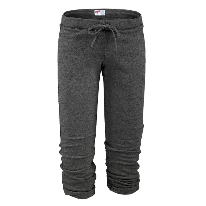 Juniors' Soffe Fleece Football Capris, Kids Unisex, Size: Xl, Grey