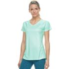 Women's Tek Gear&reg; Space Dye Base Layer Tee, Size: Large, Lt Green