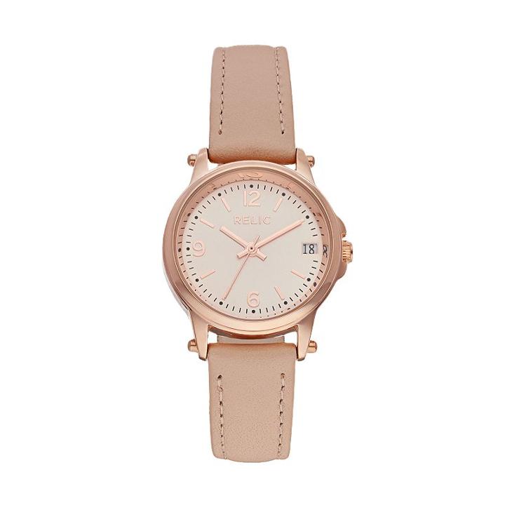 Relic Women's Matilda Leather Watch, Size: Small, Multicolor