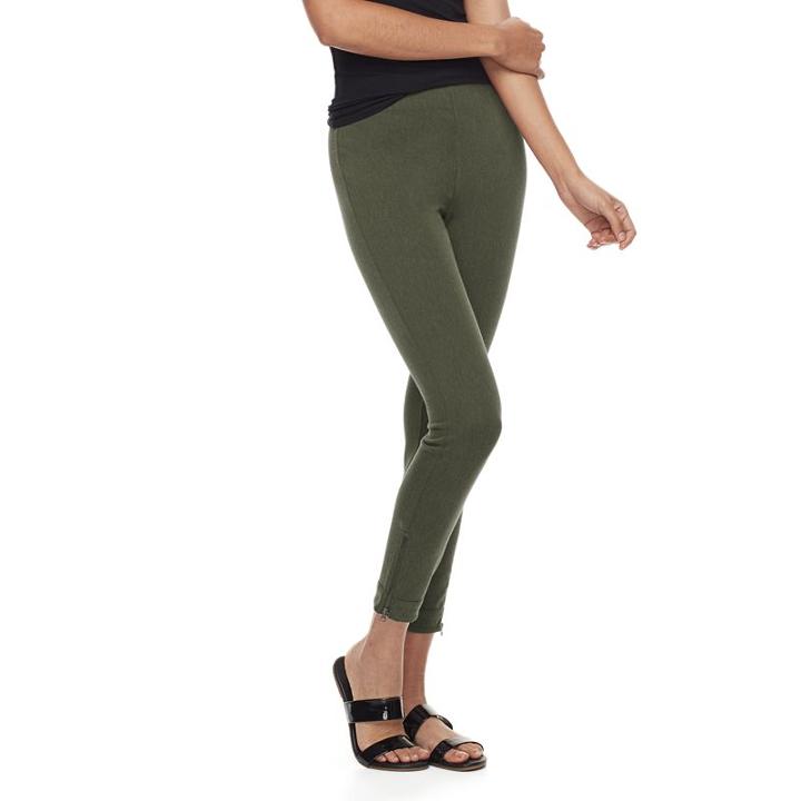 Utopia Felted Denim Skimmer Leggings, Women's, Size: Small, Green Oth