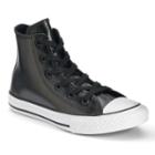 Kid's Converse Chuck Taylor All Star Stingray Leather High-top Sneakers, Size: 13, Black