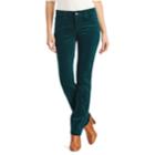 Women's Chaps 4-way Stretch Pant, Size: 12 Short, Green