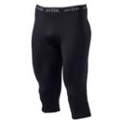 Men's Tek Gear&reg; Dry Tek Baselayer 3/4 Pants, Size: Large, Black