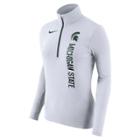 Women's Nike Michigan State Spartans Element Pullover, Size: Xl, White