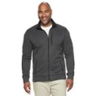 Big & Tall Sonoma Goods For Life&trade; Modern-fit Supersoft Sweater Fleece Full-zip Jacket, Men's, Size: Xl Tall, Dark Grey