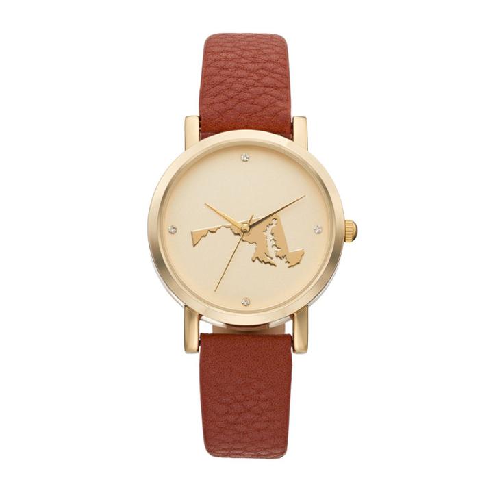 Women's State Silhouette Crystal Watch