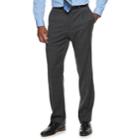 Men's Apt. 9&reg; Premier Flex Slim-fit Flat-front Suit Pants, Size: 38x32, Grey