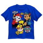 Boys 4-7 Paw Patrol Marshall, Chase & Rubble Graphic Tee, Size: 4, Brt Blue