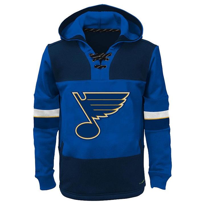 Boys 8-20 Reebok St. Louis Blues Offside Fleece Hoodie, Boy's, Size: Medium, Ovrfl Oth