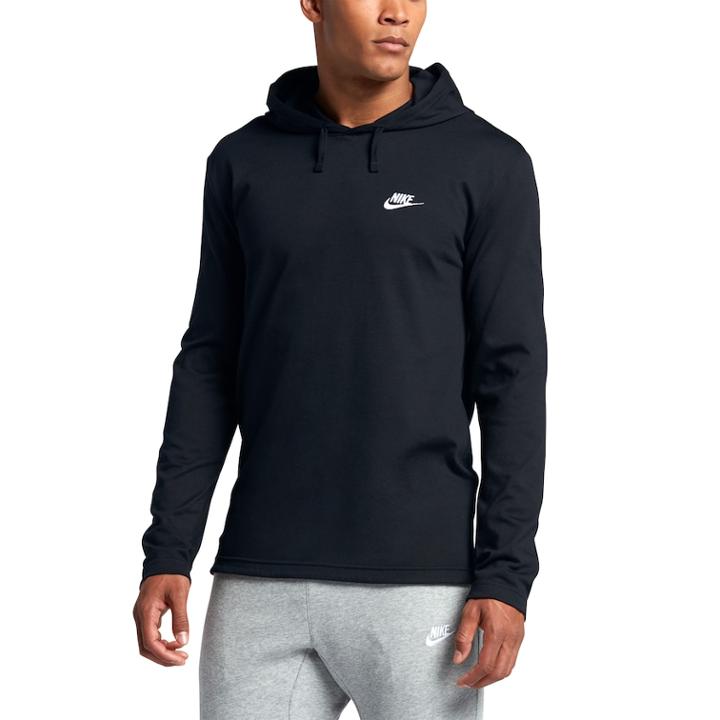 Big & Tall Nike Club Jersey Sportswear Hoodie, Men's, Size: Xxl Tall, Grey (charcoal)