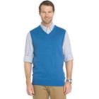 Men's Izod Solid Sweater Vest, Size: Large, Blue (navy)